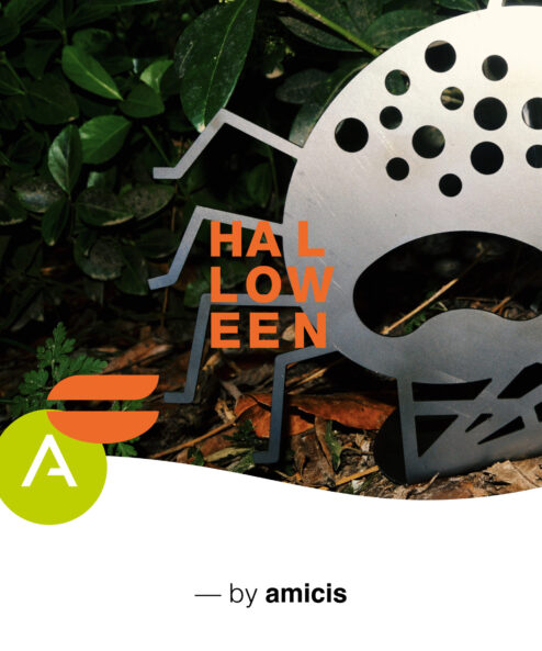 Araignée en acier Corten – Décoration extérieure