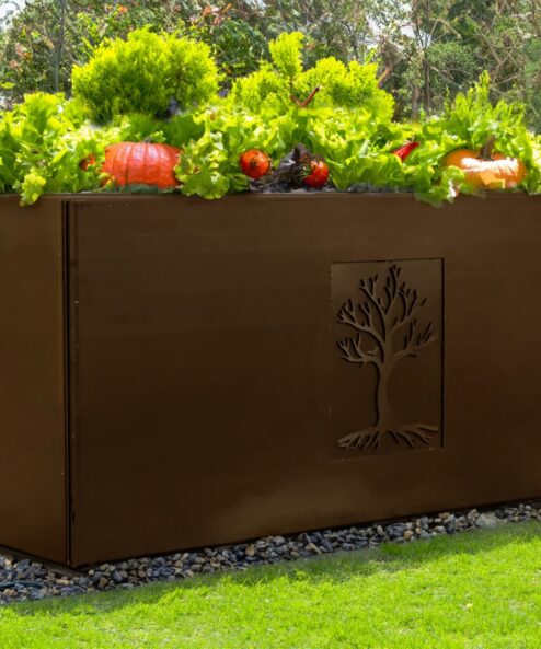 Potager en hauteur en Corten Amonea