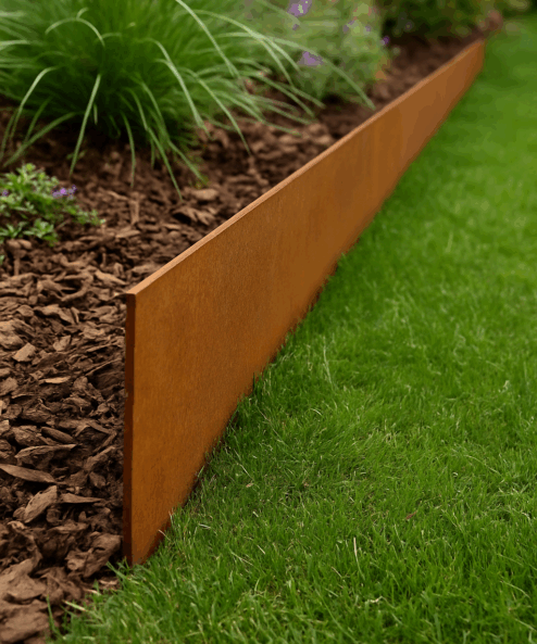 Bordure en Corten